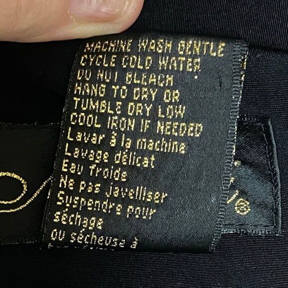 Vintage Black Gold Embroidered Safari Animal Jacket Size M Statement Bomber - Picture 11 of 13